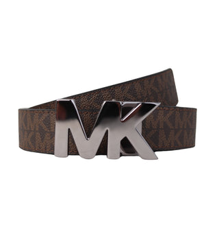 MK MICHAEL KORS Men Logo Leather Belt