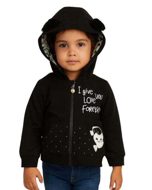 ORIGINAL MARINES Baby Girls Fur Jacket