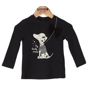 ORIGINAL MARINES Baby Girls Dog T-Shirt