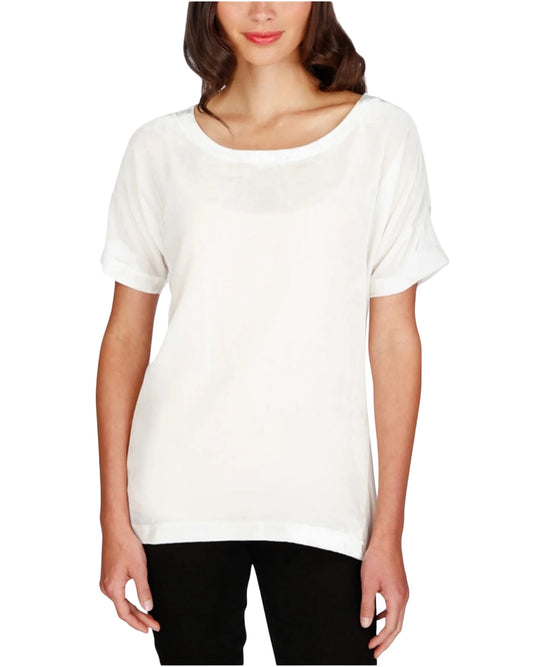 LUCKY BRAND Women Velvet T-Shirt Short Sleeve