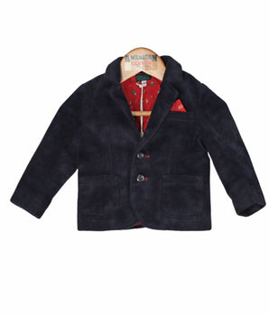 ORIGINAL MARINES Baby Boys Velvet Blazer