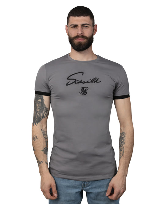 SILKSILK Men T-Shirt Short Sleeve