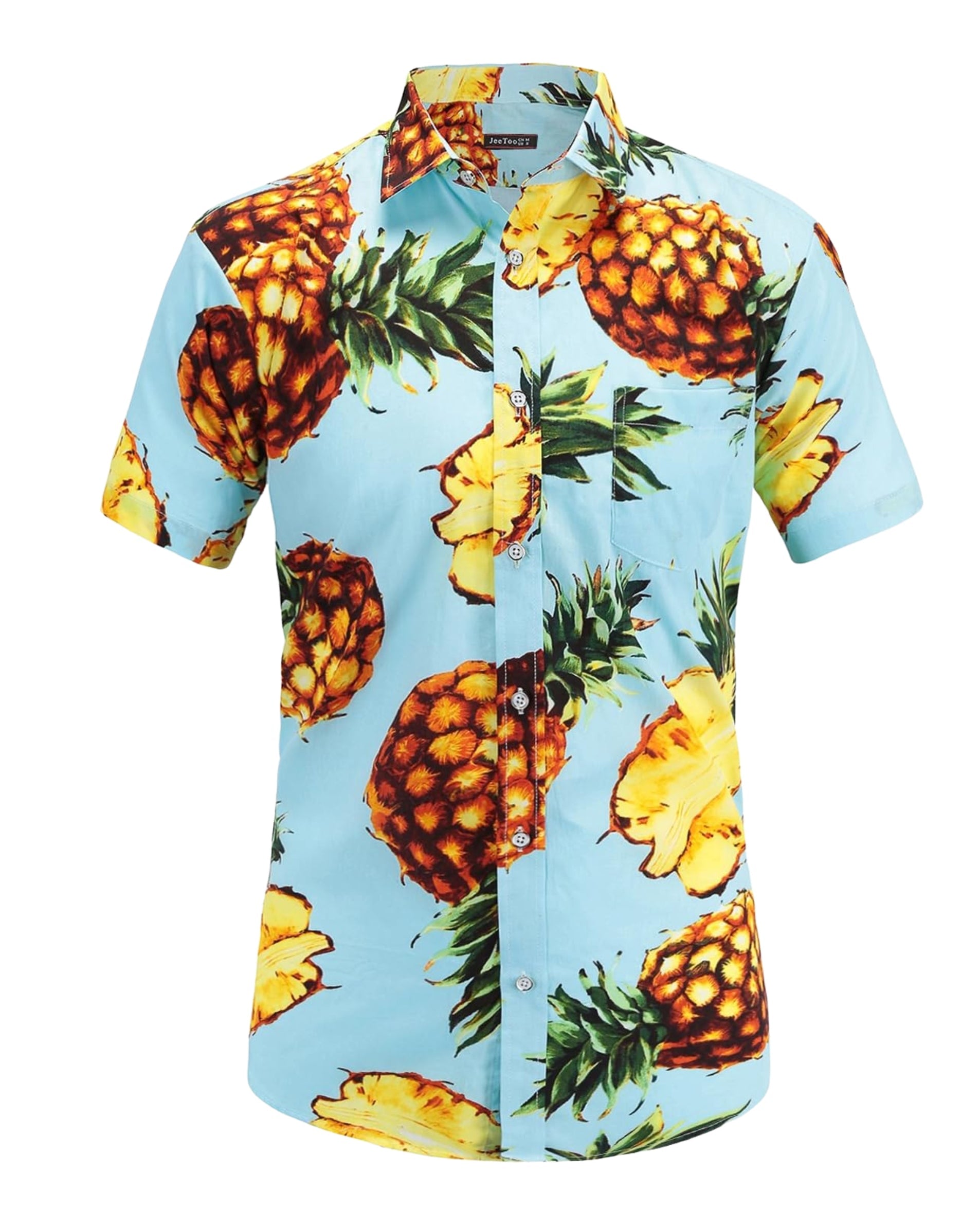 FISOUL Men Pineapple Graphics Shirts