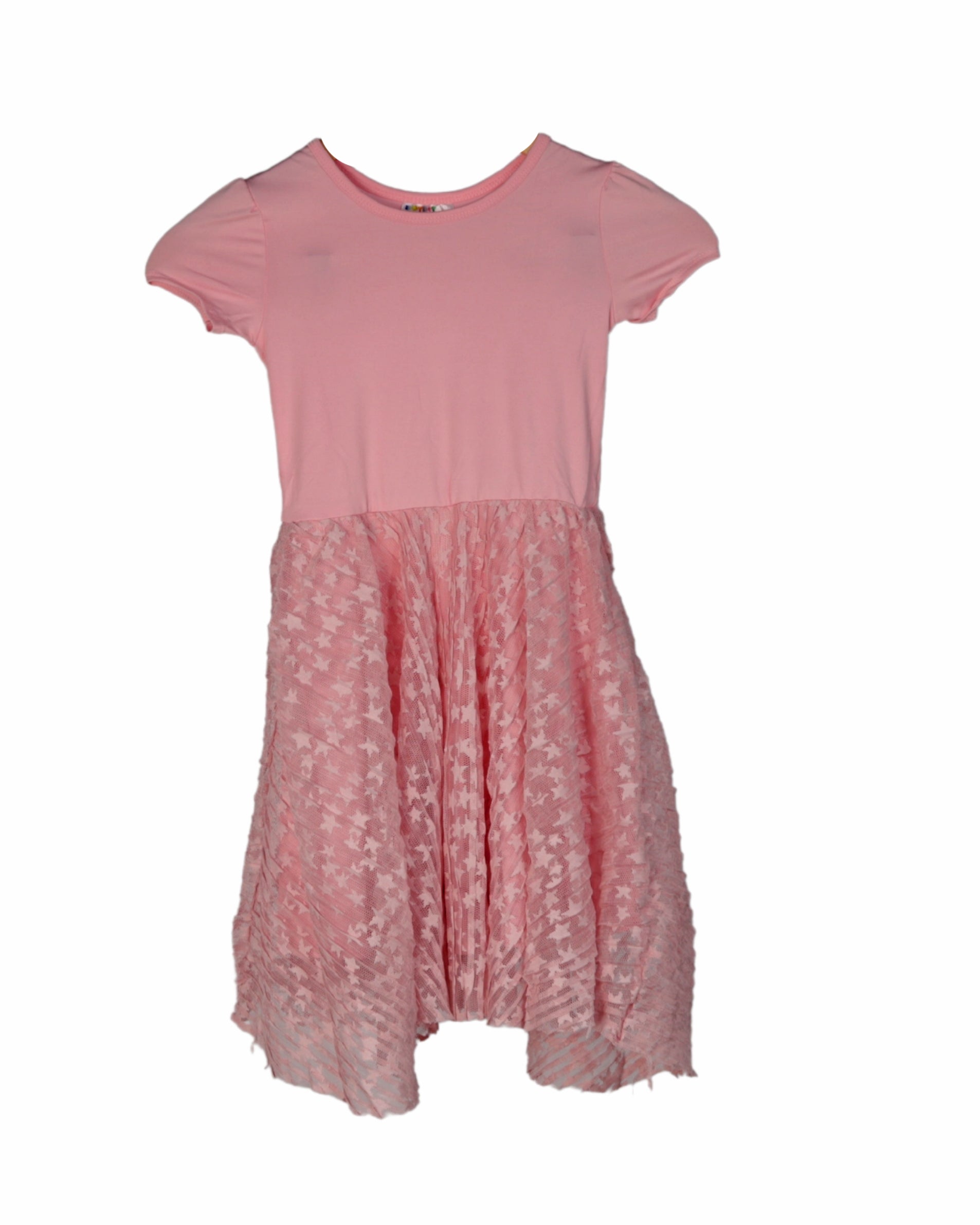 DOT DOT SMILE Girls Star Embroided Dress