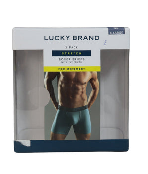 LUCKY BRAND Men Boxer Briefs 3 Pack