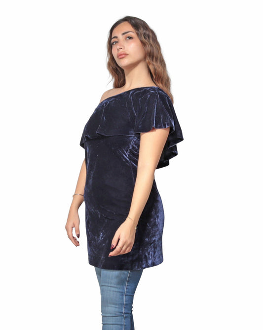 KENSIE Women One Shoulder T-Shirt