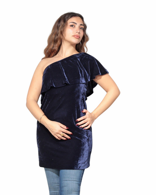 KENSIE Women One Shoulder T-Shirt