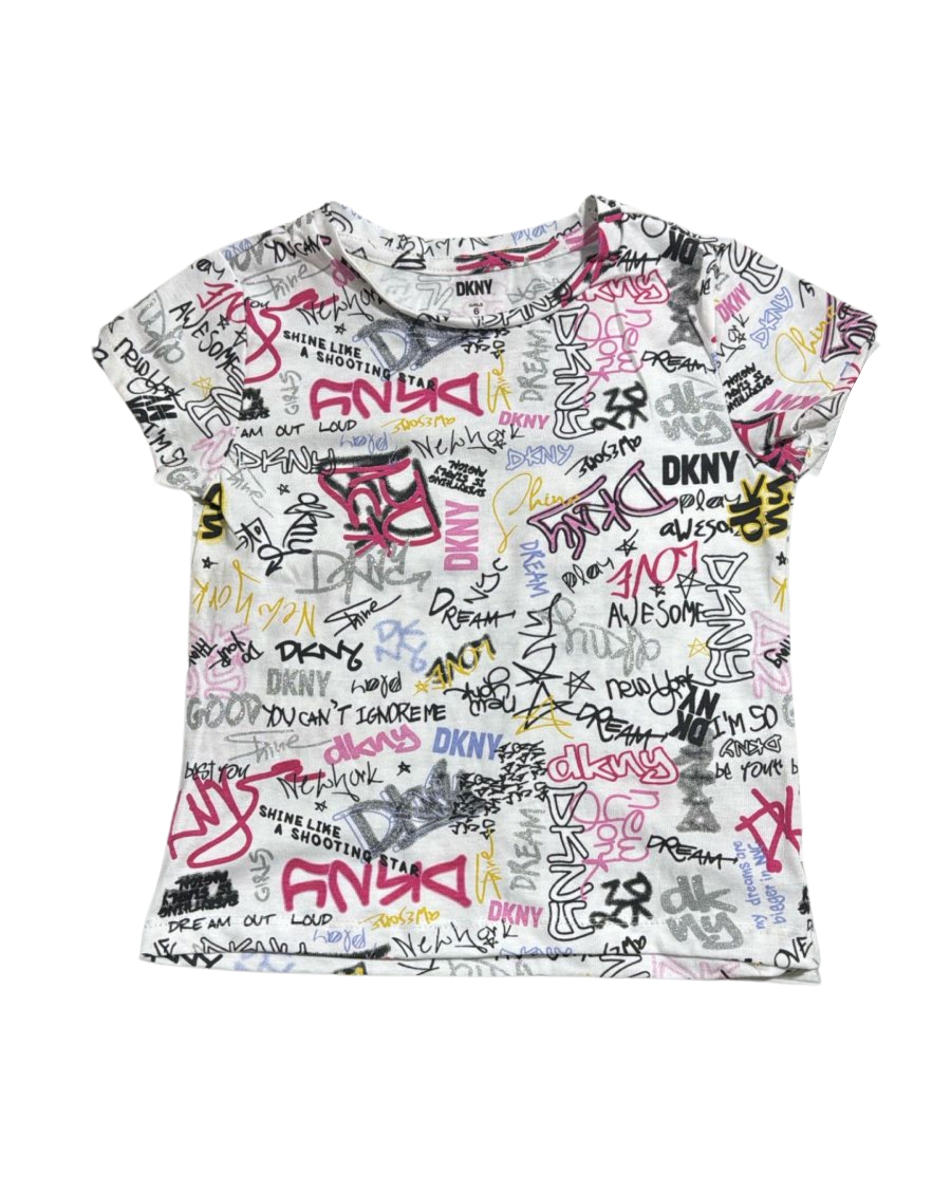 DKNY Girls T-Shirt Short Sleeve