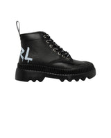 KARL LAGERFELD Trekka II Women S Lace up Leather Hiker Boot