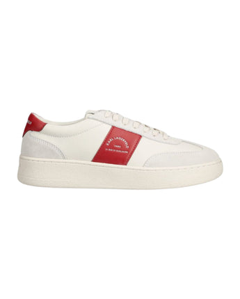 KARL LAGERFELD Men Suede Leather Sneakers