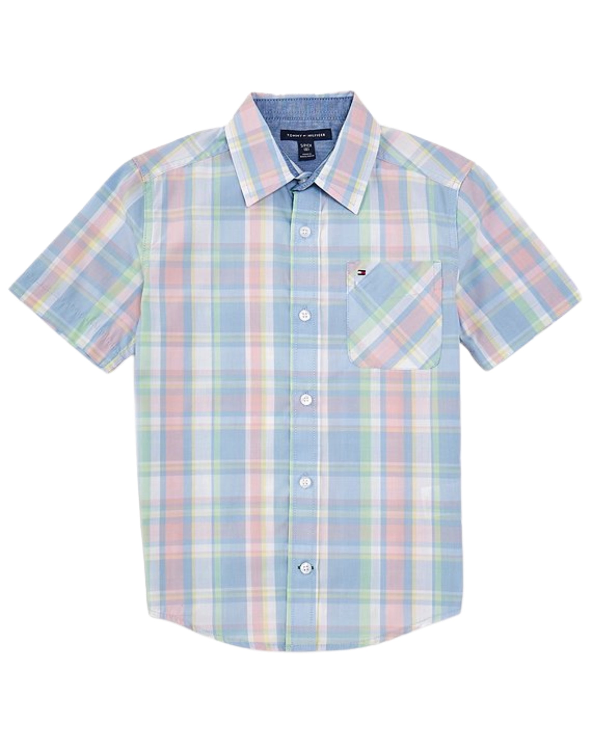 TOMMY HILFIGER Boys Square Graphics Shirts