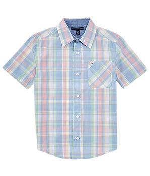 TOMMY HILFIGER Boys Square Graphics Shirts