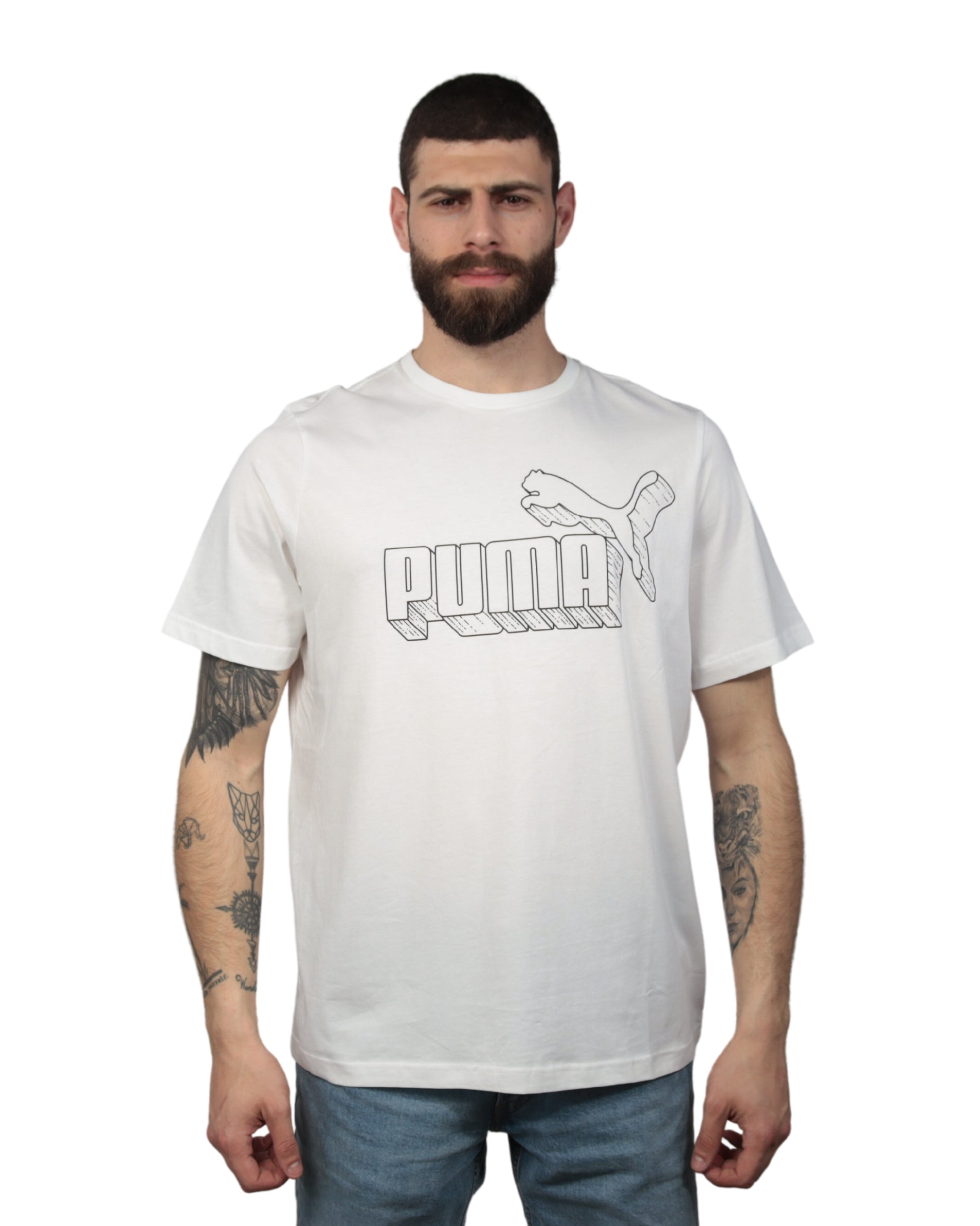 PUMA Men T-Shirt Short Sleeve