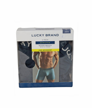 LUCKY BRAND Stretch 3 Pack Boxer