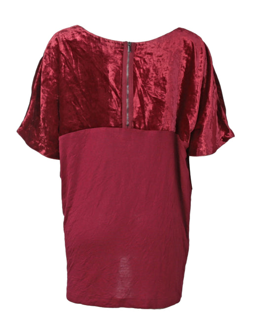LUCKY BRAND Women Soft Velvet Top