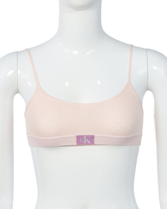CALVIN KLEIN Girls Logo Sign Bra 2 Pcs