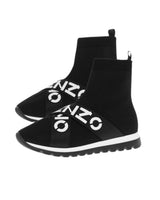 KENZO Girls Logo Tap Sneakers