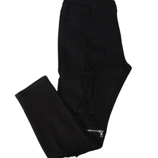 NOVAMEN Men Rip Zipper Jeans