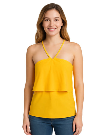 LILY WHITE Women Cropped Tank Top