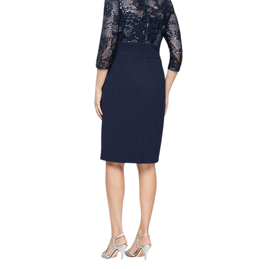 ALEX EVENINGS Women Sheath Dress