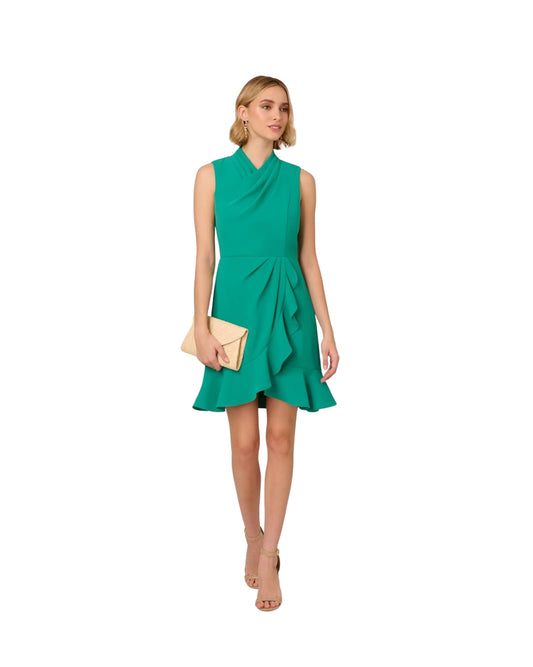 ADRIANNA PAPELL Women Chiffon Crepe Dress