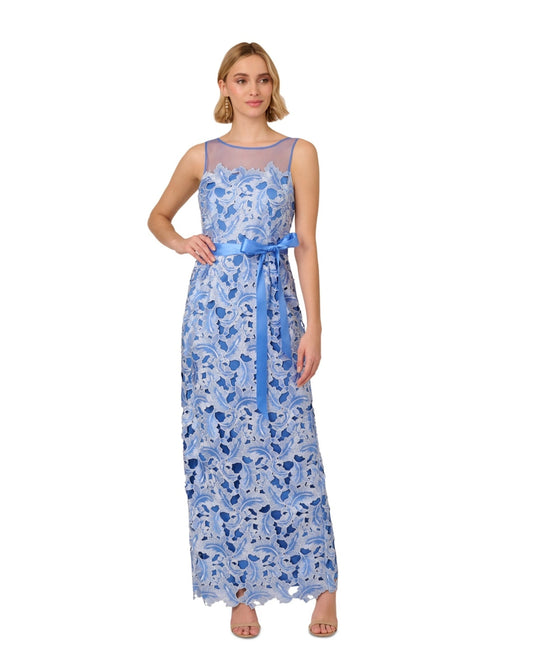 ADRIANNA PAPELL Women Tonal Lace Dress