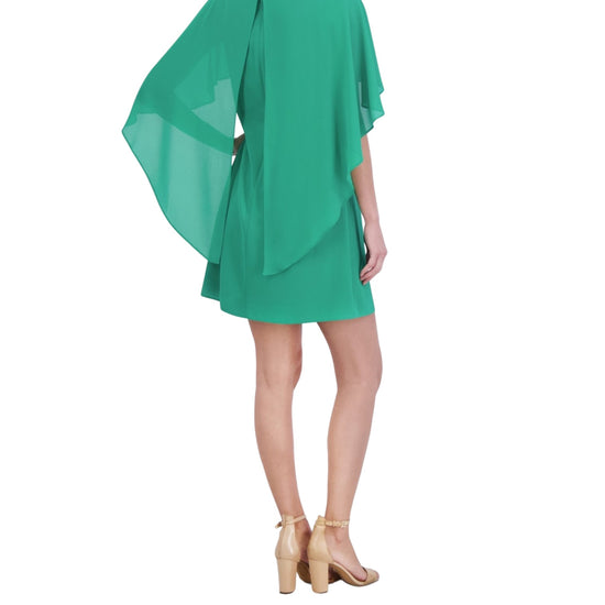 JESSICA HOWARD Women Embellished Capelet Shift Dress
