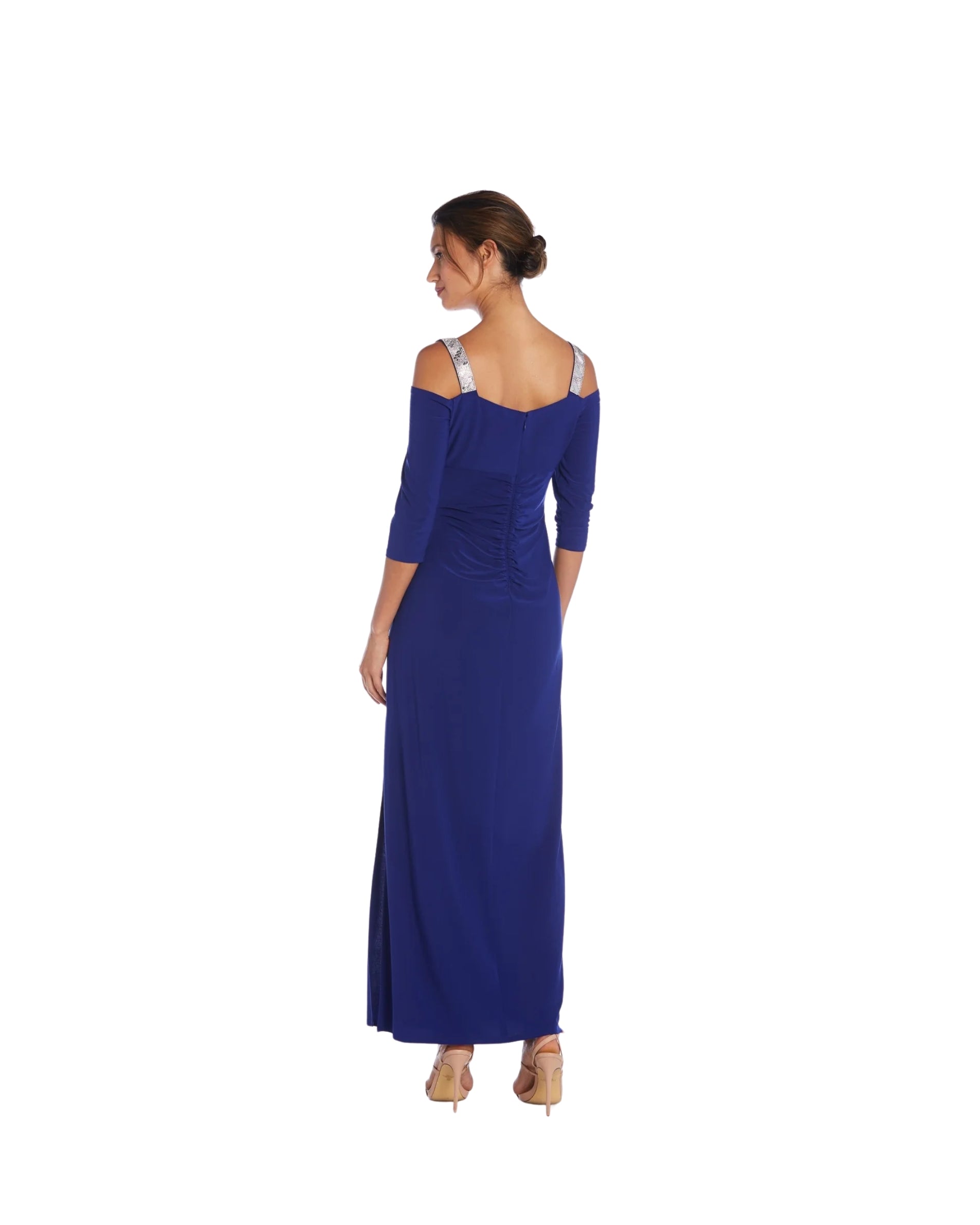 R & M RICHARDS Women Rhinestone Straps Dress