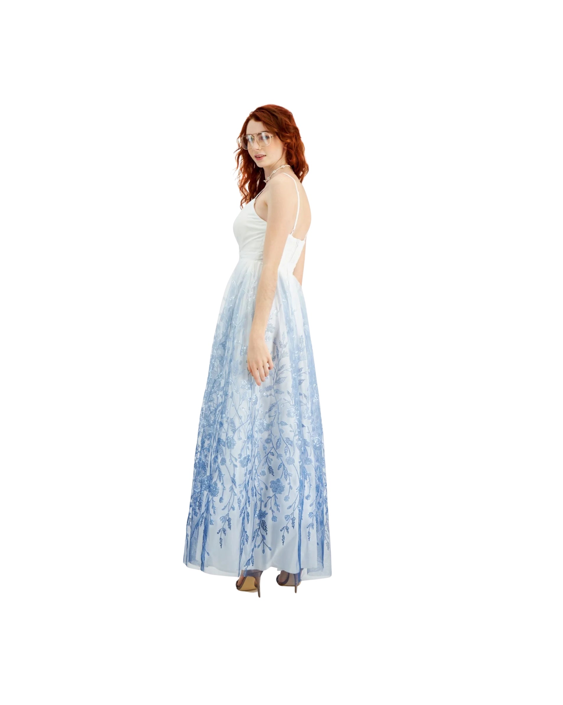 TRIXXI Women Flutter Sequined Dress