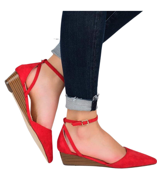 JOURNEE COLLECTION Women Arkie Wedge Sandal