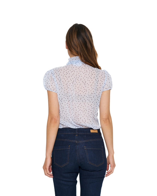 SAINT TROPEZ LILJA Crinkle Shirt
