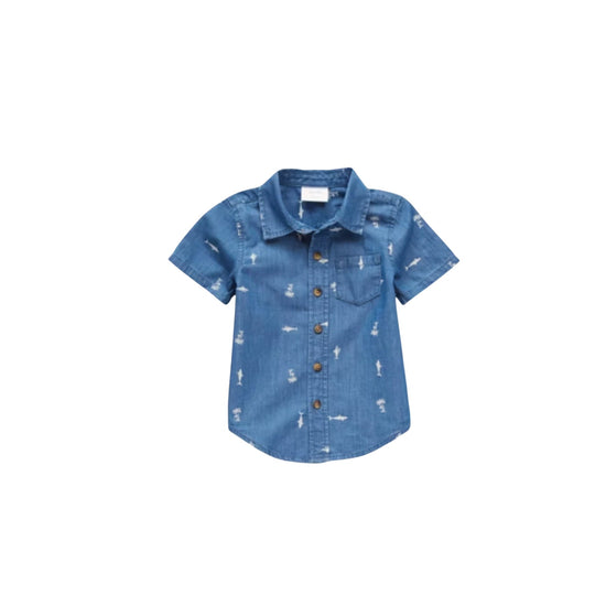 OKIE DOKIE Boys Short Sleeve Shirt