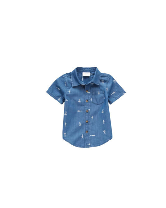 OKIE DOKIE Boys Short Sleeve Shirt