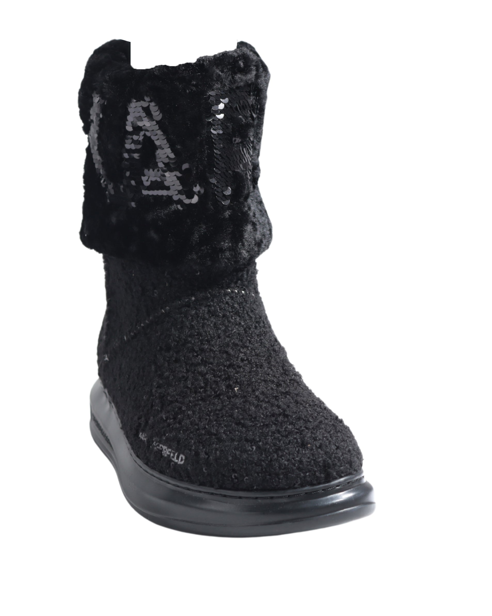 KARL LAGERFELD Women Sherpa Squin Boot