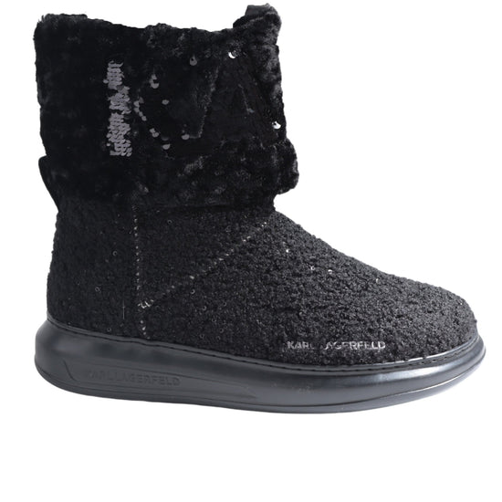 KARL LAGERFELD Women Sherpa Squin Boot
