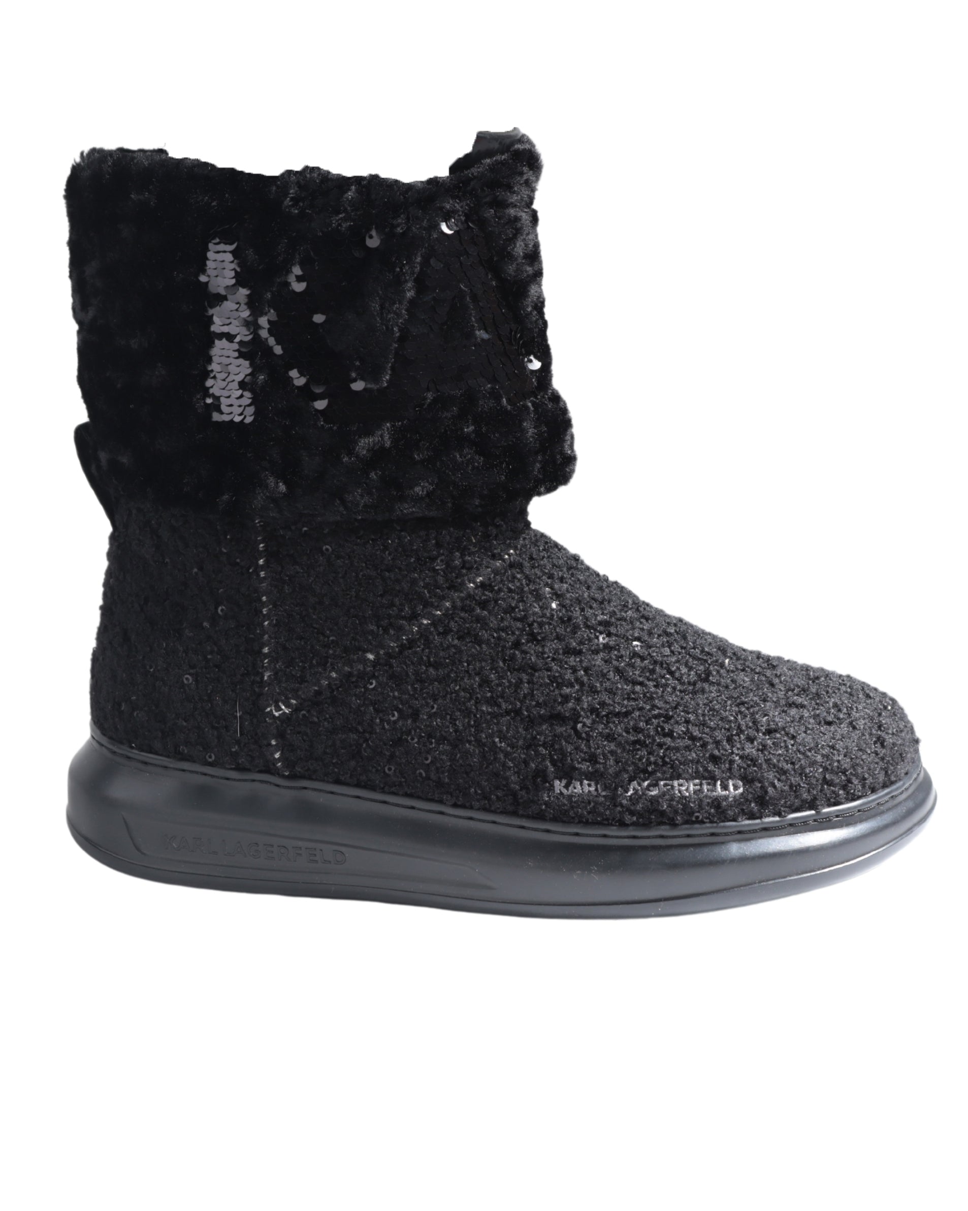 KARL LAGERFELD Women Sherpa Squin Boot