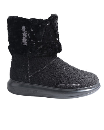 KARL LAGERFELD Women Sherpa Squin Boot