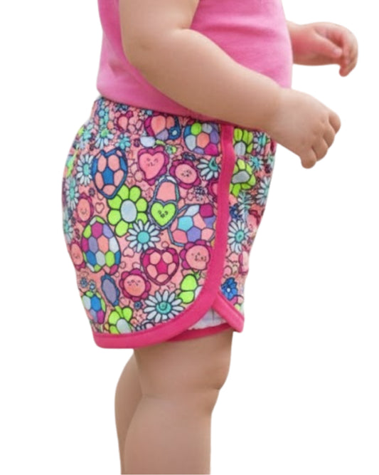 OKIE DOKIE Baby Girls Floral Sport Short