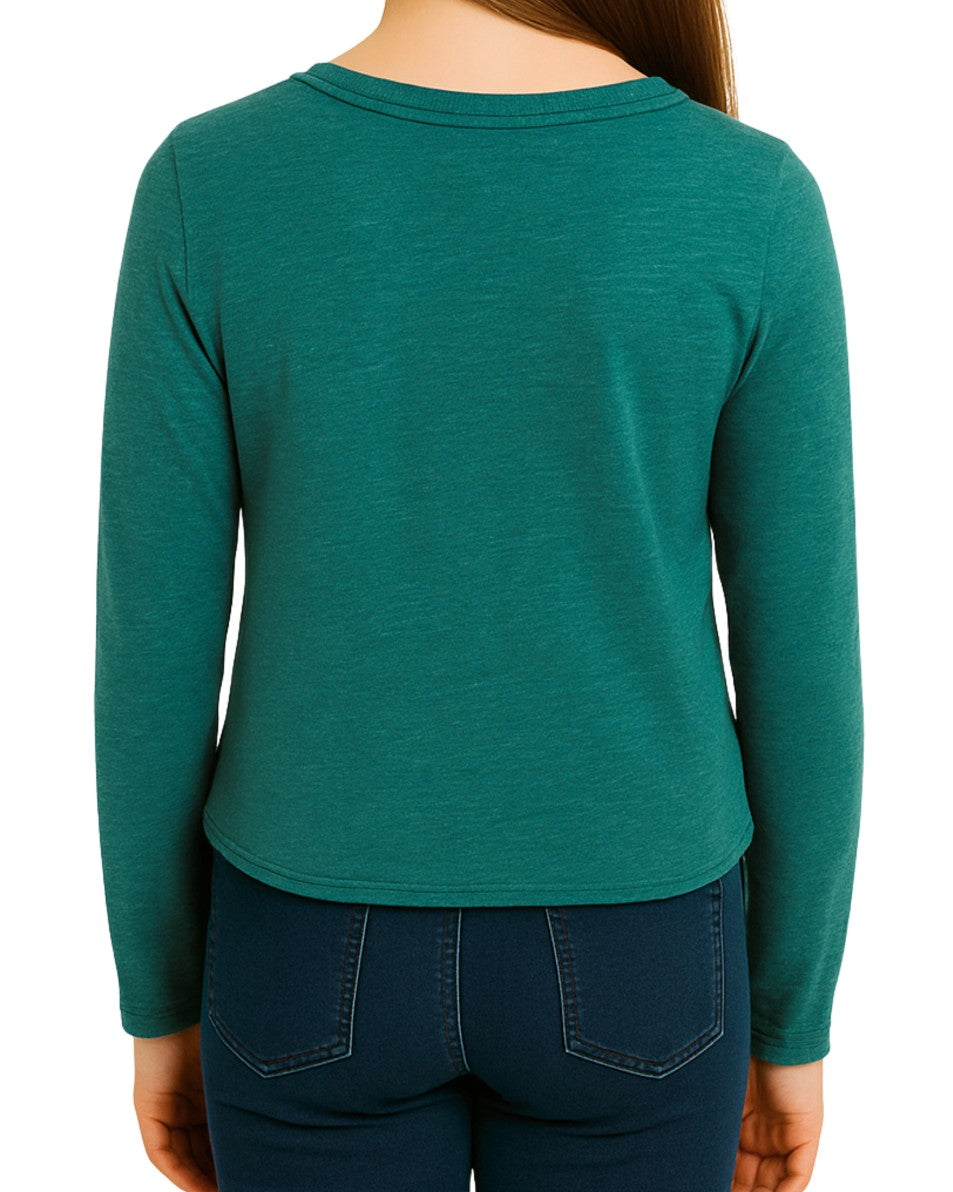 XERSION Girls Straight Hem T-Shirt