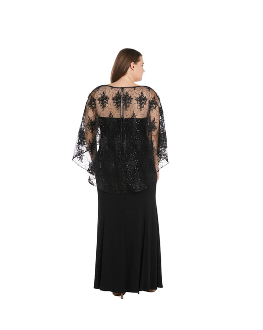 R& M RICHARDS Women Overlay Flutter Dress