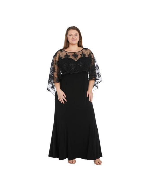 R& M RICHARDS Women Overlay Flutter Dress