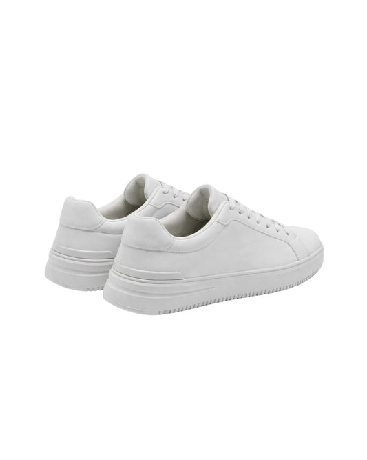 BOSS Men Leather Trainers With Rubber Sneaker