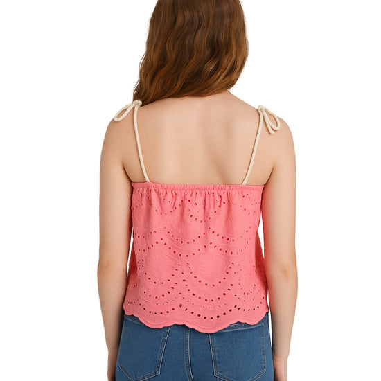 AQUA Women Cropped Tank Top