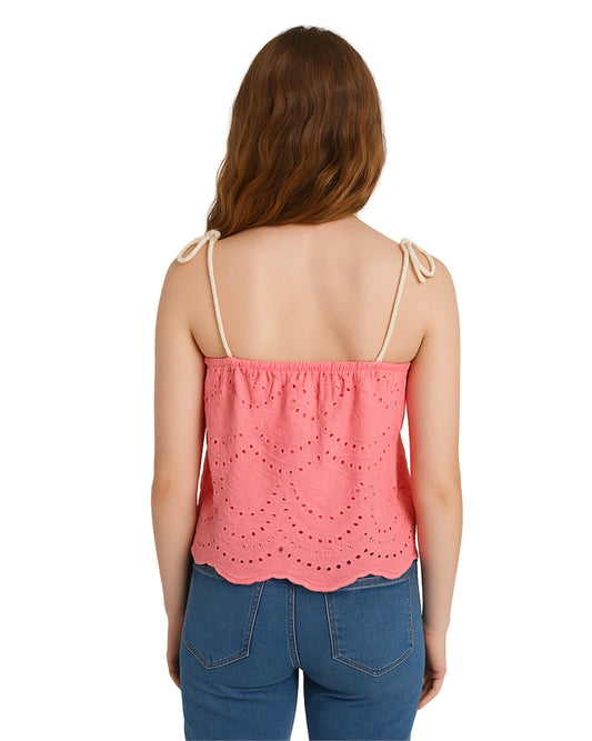 AQUA Women Cropped Tank Top