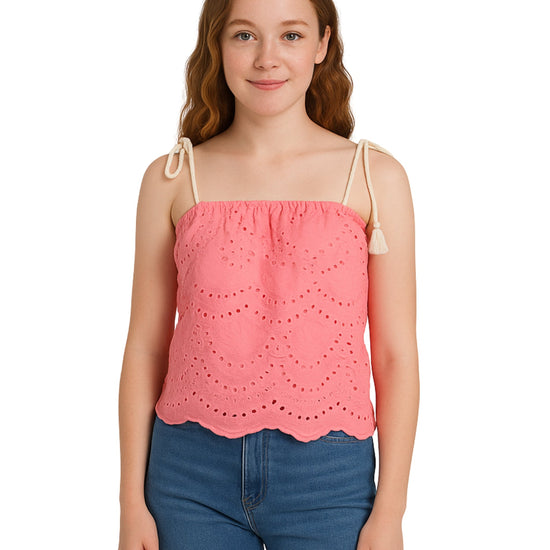 AQUA Women Cropped Tank Top