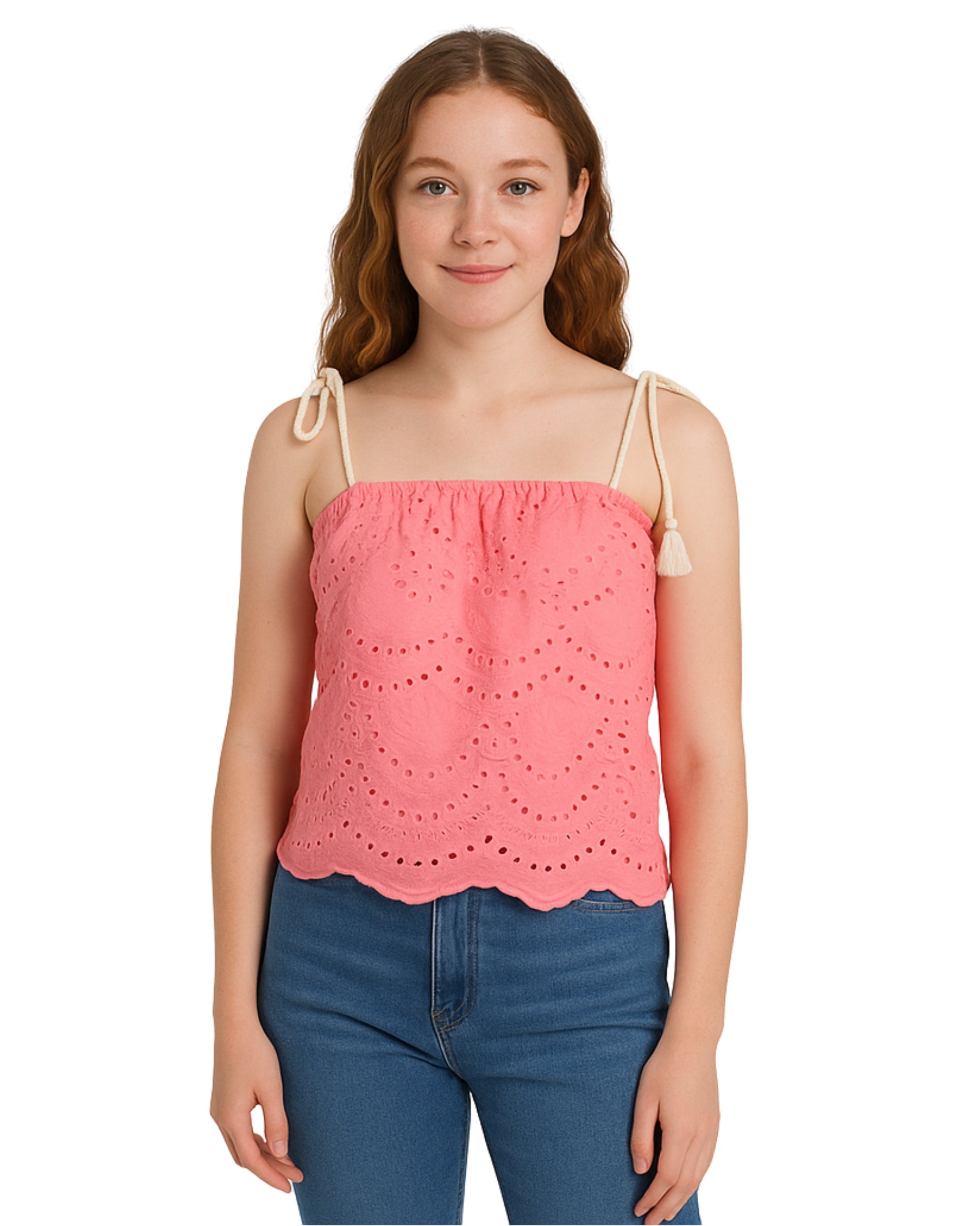 AQUA Women Cropped Tank Top