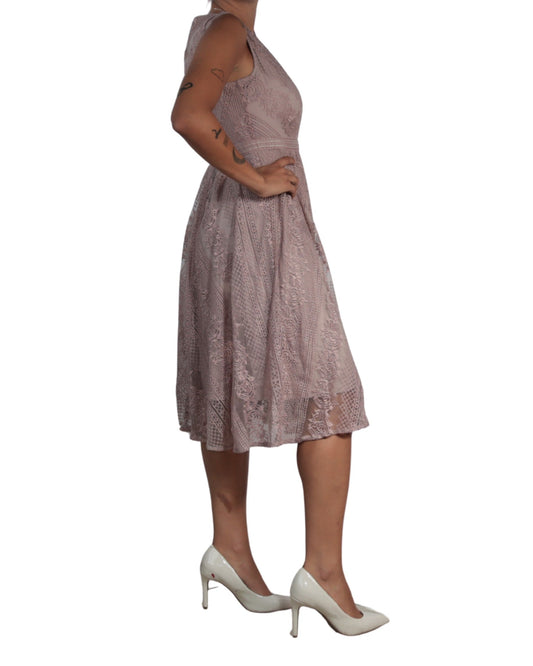 VERO MODA Women Lace Embroidered Midi Dress