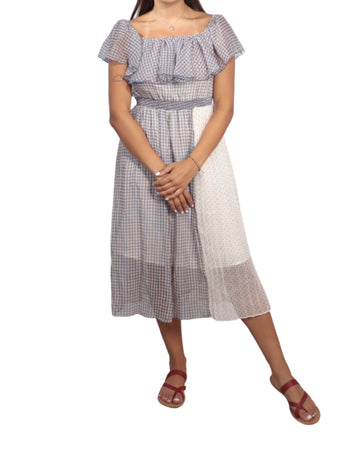 Vero Moda Women Stripe Ruffle Dress