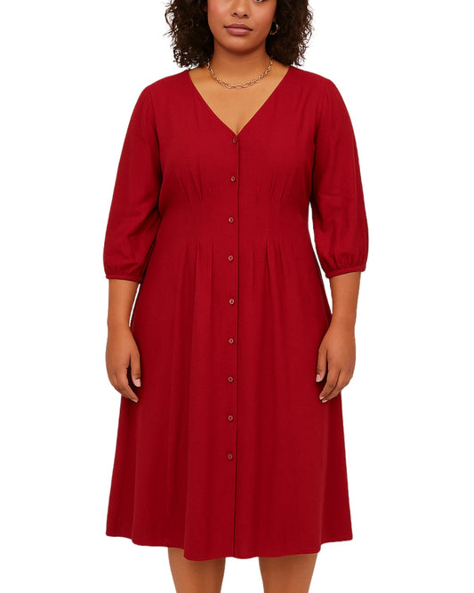 ONLY Women Ruffle Shirt Dress