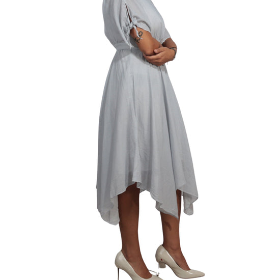 VERO MODA Women Subtle Vertical Pinstripes Dress